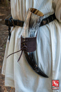 RFB Horn Holder Suede - Brown