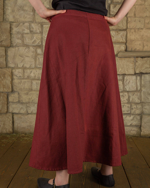 Sina Skirt Canvas - Burgundy