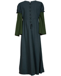 Loreley Dress - Green - suknia bawełniana