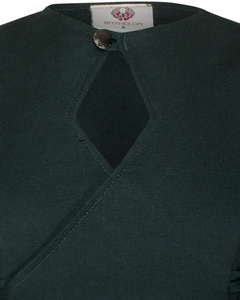 Antaris Dress Canvas - Green - suknia bawełniana