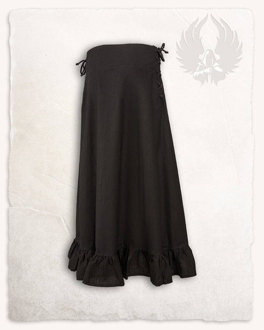 Nelly Skirt Sail Cloth - Black - płócienna spódnica