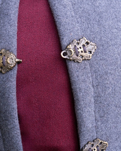 Ceres Cloak Wool - Grey - płaszcz wełniany