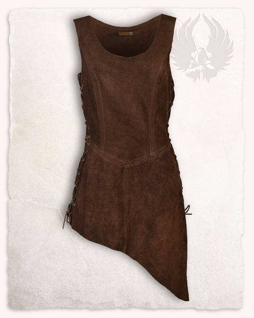 Lunette Tabard Brown - zamszowy tabard