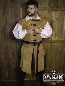 Guzman Long Medieval Belt - Black