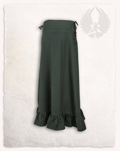 Nelly Skirt Sail Cloth - Green- płócienna spódnica