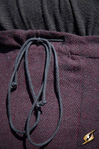 Pants Arvid - Burgundy Grey