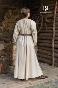 Rus Dress Lilia - Natural - bawełniana suknia spodnia