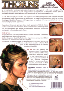 Thorns - kolce  / rogi - 8 sztuk