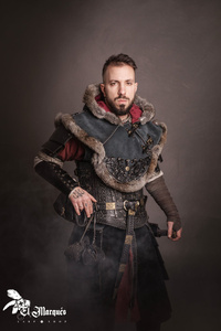 Baldur bag - Black - skórzana kaletka