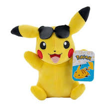 Pokémon Maskotka Plush Pikachu Sun glasses 20 cm