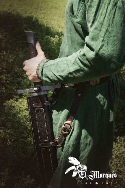 Longmesser Scabbard - Black Viking - pochwa ma miecz