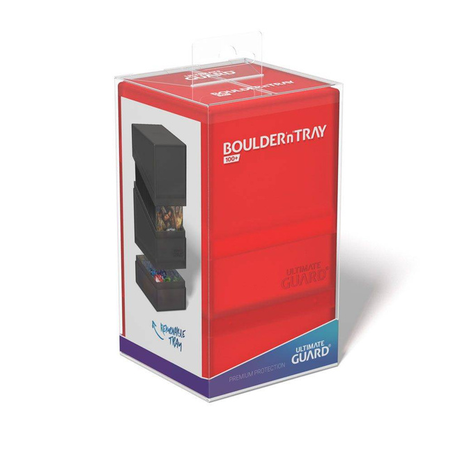 Pudełko na karty Ultimate Guard Boulder´n´Tray 100+ Ruby