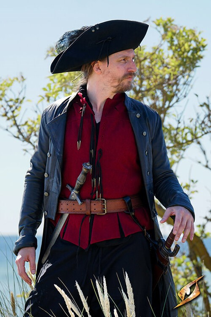 Hunter Belt 142 cm - Brown - skórzany pas