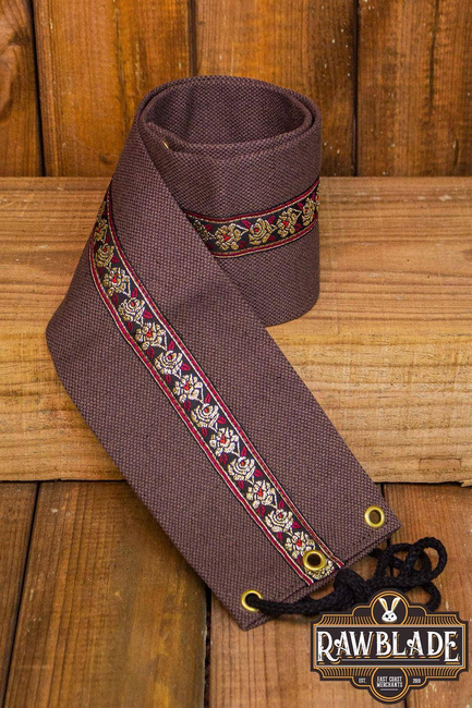 Jeanne fabric belt - Brown
