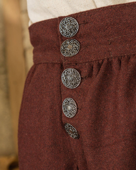 Tilly Trousers Wool Brown - wełniane krótkie spodnie