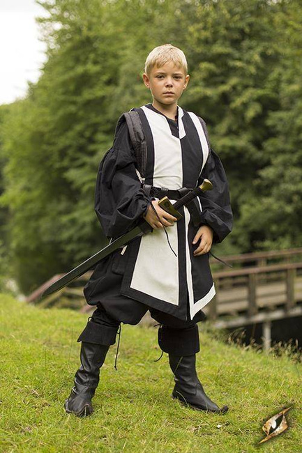 Basic Tabard - Black /Offwhite (junior)