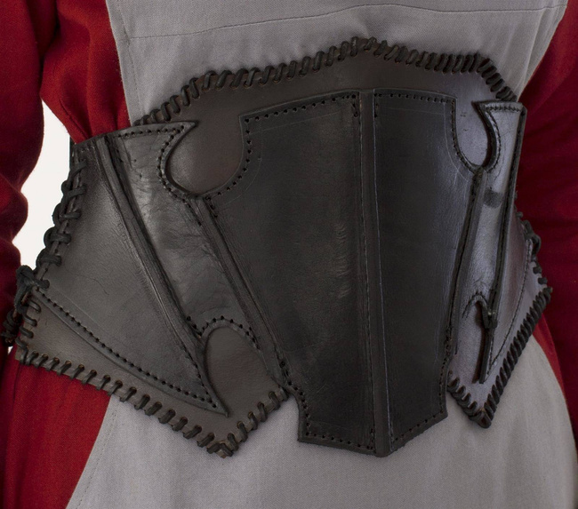 Dark Elf Corset - Black - Brown