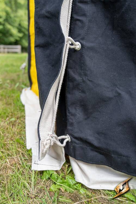 Marquee Tent - 4x6m - Epic Black/Fire Yellow