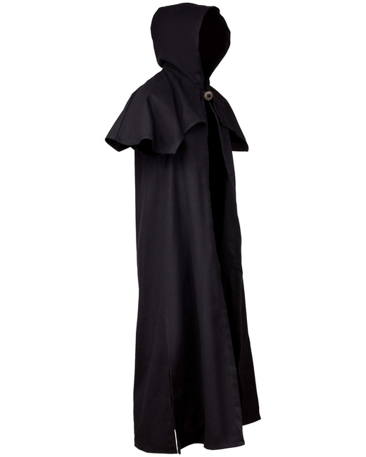 Abraxas Duster Canvas Black - średniowieczna opończa