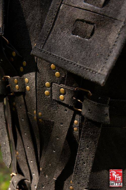 RFB Fighter Leather Armour - Black