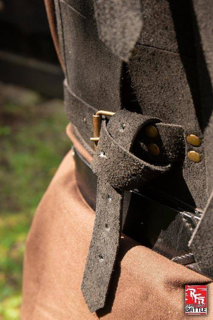 RFB Fighter Leather Armour - Black