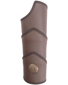 Centinala bracers - Brown - skórzane karwasze 