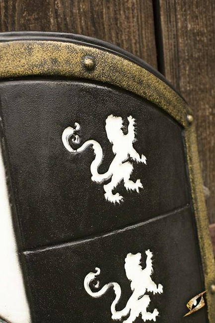 Lion Shield - White