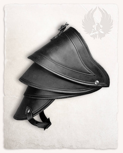 Crisso Leather Spaulder 2ND ED - Black