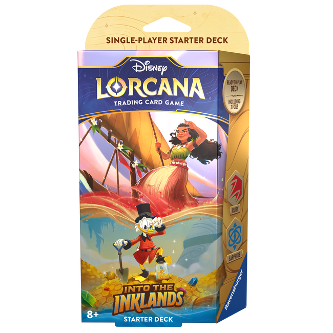 Disney Lorcana: Into the Inklands Starter Deck Ruby and Sapphire