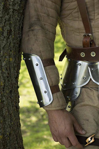 Arm Protection Warrior - Polished Steel