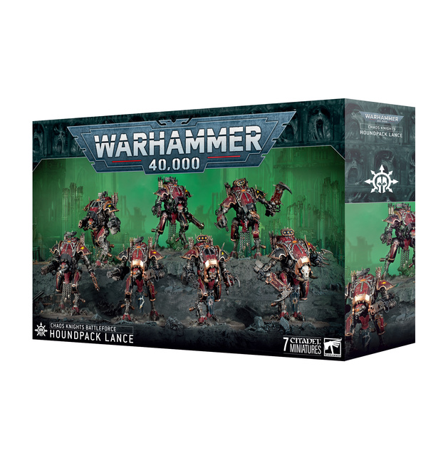 Warhammer 40000: Chaos Knights Battleforce Houndpack Lance [7 modeli]