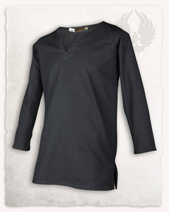 Tronde Tunic Canvas Black - płócienna tunika