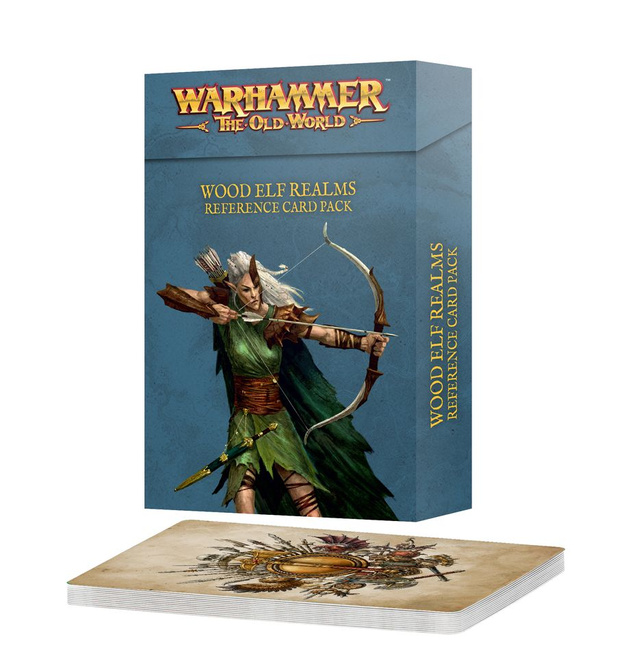 Warhammer: The Old World Wood Elf Realms Reference Card Pack