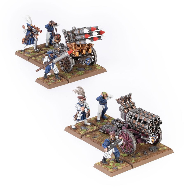 Warhammer: The Old World Empire of Man Helblaster Volley Gun / Helstorm Rocket Battery