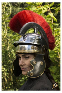 Roman Trooper w. Plume - Red - M