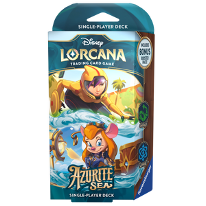 Disney Lorcana: Azurite Sea Starter Deck Emerald and Sapphire