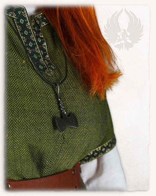 Double headed axe necklace