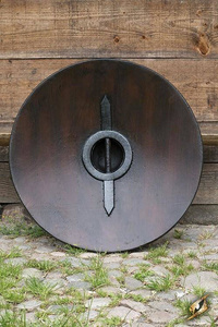 Viking Dragon Shield 80 cm - White