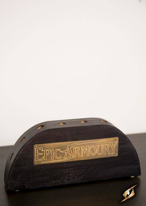 Wand Stand - Wood - Dark Brown