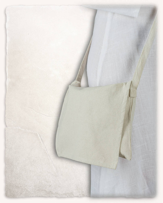 Jonas Shoulder Bag cream - płócienna torba na ramię