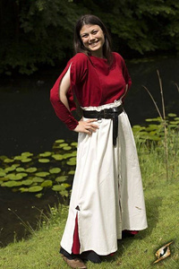 Battle Skirt - Off White (unisex)