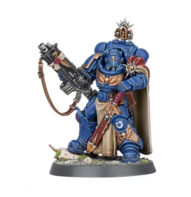 Warhammer 40000: Space Marines Captain with Master-crafted Heavy Bolt Rifle