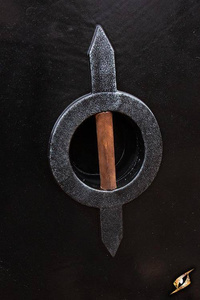 Drang Shield - Red/Wood - 80 cm