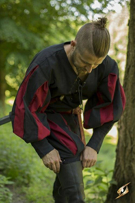 Landsknecht Shirt - Black/Dark Red