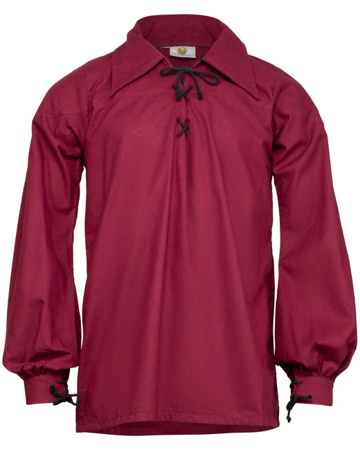 Sawyer shirt - Bordeaux - koszula bawełniana