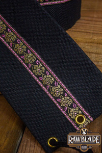 Jeanne fabric belt - Black