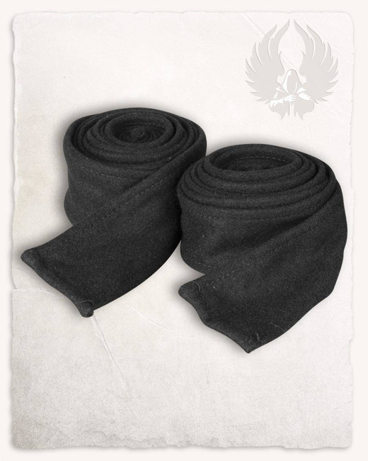 Hamond Arm Wraps Wool Black - wełniane owijacze na przedramiona
