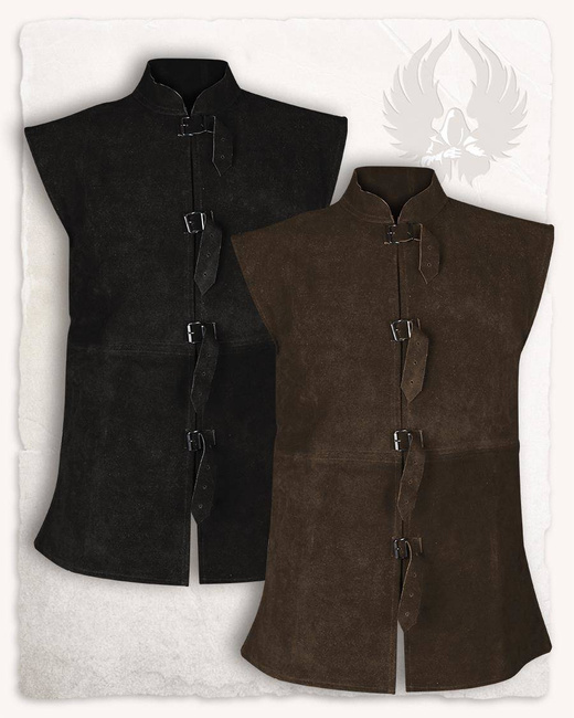 Orthello Suede Vest Brown - kamizelka średniowieczna