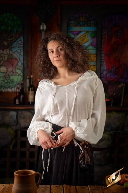 Crinkle Undershirt - Ivory White