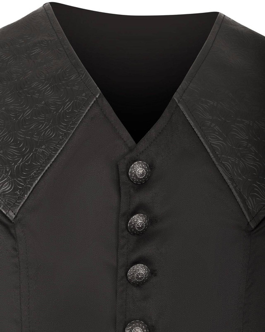 Darovin Vest - Black - twillowa kamizelka